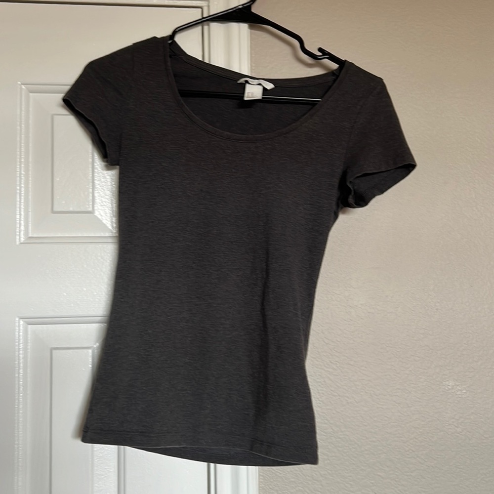XS gray top H&M